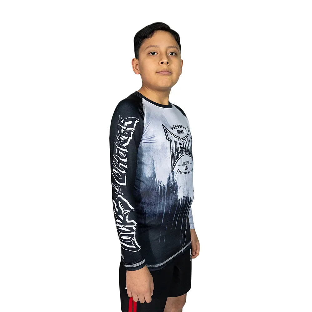 RASGUARD MANGA LARGA KIDS SERVE