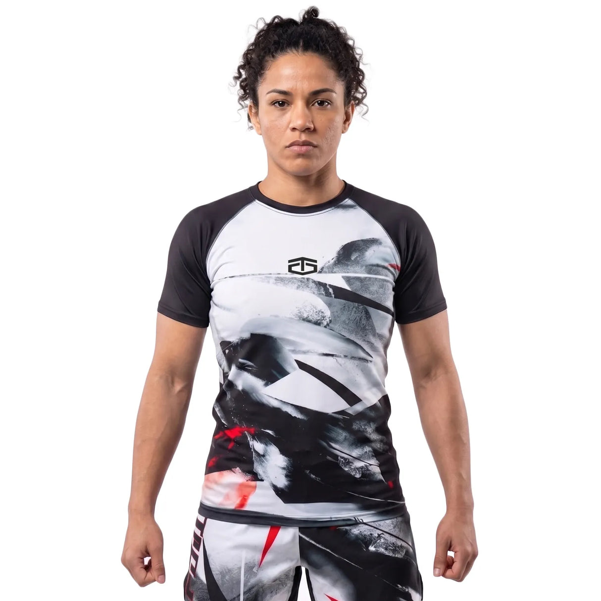 RASHGUARD MANGA CORTA MUJER FLOW BJJ