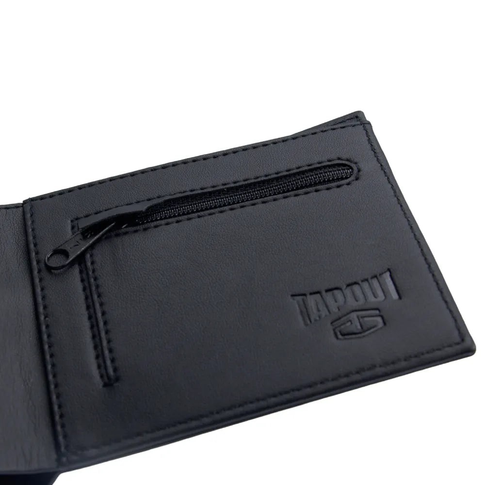 BILLETERA HOMBRE TAPOUT STAMPU NEGRO STD